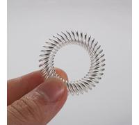 20Pcs Beryllium Bronze Silver-Plated Spring Contacts - Radially & Axially Mounted, 0.13/0.15mm Wire Diameter Options(T0800-0015-082)