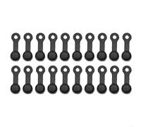 20pcs Bicycle Hydraulic Brake Bleed Nipple Rubber Disc Brake Caliper Bolt Covers for SRAM For Anti-Aging Dust for MTB Road Bike Maintenance (Black Red Green)(black)