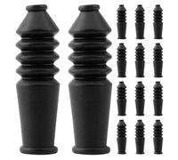 20pcs Bike Brake Cable Dust Cover Sleeve for Mountain Bikers | Rubber Black Caps, Lightweight Portable Fit, Helps Shield Bicycle Brake Cables from Dust and Wear