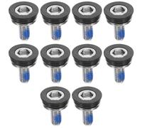 20pcs Bike Crank Arm Fixing Bolts Steel Hex Screws for Mountain Bikes