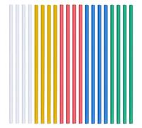 20pcs Binding Bars Slide Grip,A4 Slide Binders File Report Project Presentation Covers Clips,Plastic Spine Bars for Office School Home,5 Colors