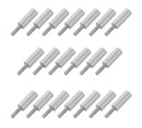20pcs Binding Screw Post M2x10+6mm Stainless Steel round Standoff