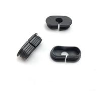 20PCS Black ABS Plastic Exercise Bike Meter Sensor Protective Cover with Round 10mm Hole for Cable Adjustment and Protection