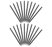 20pcs Black ABS Pry Tool Set for Phone Screen Disassembly 15x0.7x0.5cm | Dual Ended Flat and Pointed Design, Ergonomic Control, for Cameras, Tablets, Repair Benches