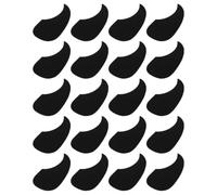 20pcs Black Acoustic Guitar Pickguard Teardrop Plastic Guard | Self Adhesive Plate, Wide Fit for Many Guitars, Sl inish, DIY Replacement Supply