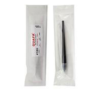 20pcs Black Disposable Microblading Pen with Needle and Cap Permanent Makeup 18U Blades 0.18MM Sterile Microblades (18U-0.18mm)