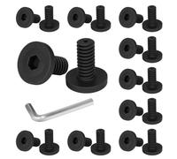 20PCS Black Extended Storage Shed Replacement Bolts&Wrench,for Suncast Shed