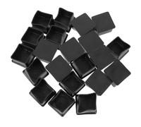 20pcs Black Pvc Chair Leg Tips Caps for Bar Stools and Bench Feet