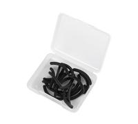20pcs Black Silicone Eyelash Curler Pads Replacement Set