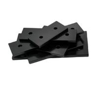 20Pcs Black Splicing Solid Aluminum Plate Connection for Connector