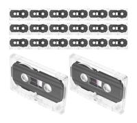 20pcs Blank Cassette Tapes 60 Minute Plastic Reusable Audio Tape