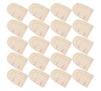 20pcs Blank Wooden Fairy Door for DIY Miniature Garden Decor
