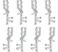 20pcs Blinds Clips 2inch Hidden Channel Valance Clips for Horizontal Wood Mini Blinds Valance Holder