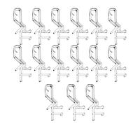 20pcs Blinds Curtain Clips Hidden Valance Clamps Plastic Valance Hooks Curtain Accessory Hangers Curtain Fixing Clip Faux Blinds Clear Plastic Clip Artificial Transparent Clip