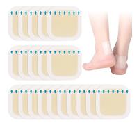 20PCS Blister Plasters for Feet Invisible Hydrocolloid Gel Blister Bandages Blister Cushion Pads Water Resistant Bandages Heels Protector Blister Cushions for Heel, Toe & Foot