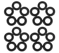 20pcs Bobbin Winder Tire for Sewing Machines, 3x3x0.5cm Rubber Ring | Black Rubber Spare Part, Quick DIY Replacement, for Vintage Treadle Machines and Home Sewers