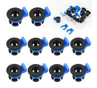 20PCS Bowden Tube Coupler Collet Clamp Clip Bowden Collet and Clip Set Plastic Joint Fittings OD 4mm 3D Printer Accessories 1.75mm Filament Printer Parts