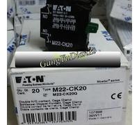 20PCS/box New For Button switch auxiliary contact M22-CK20