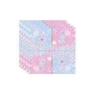 20Pcs Boy or Girl Baby Gender Reveal Napkins Serviettes,Blue and Pink Luncheon Napkins,Baby Reveal Decorations Tissue Paper Napkins for Baby Shower Gender Reveal Party Table Decorations