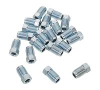 20pcs Brake Line Adapter Fitting 10x1.25 Steel Threaded Connector