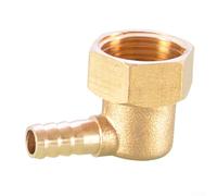 20pcs Brass 1/2 NPT X 4mm Female Elbow PEX Fittings For Use With Crimp Ring Systems In Potable Water Applications(12-inch ×10mm)