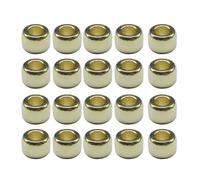 20pcs Brass Paracord Accessories Stylish Outdoor Pendant Beads Brass Strain Isolate Beads Accessory for Paracord Copper Strain Isolate