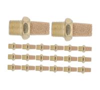 20pcs Brass Pneumatic Muffler 1/8 Npt Male Threaded
