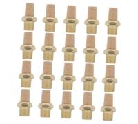 20pcs Brass Pneumatic Muffler 1/8 Npt Threaded Chambered Air Reducer
