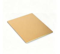 20Pcs Brass Sheets H62 Thin Metal Plates Thick 0.1-0.5mm Shim Stock Foil 10-30mm Size For CNC Engraving Jewelry DIY Craft Embossing Stamping Etching Soldering Decorative Fabrication(25 * 25 * 0.4mm)