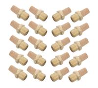 20pcs Brass Threaded Pneumatic Muffler 1/8 Npt Male Silencer Fitting