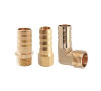 20Pcs Brass Water Pipe Fittings - Pagoda Connectors, Hose Barb 6mm 8mm 10mm 12mm 14mm 16mm, BSP Thread 1/8'' 1/4'' 3/8'' 1/2''(Pcf (20 Pcs),Barb 14mm-3I4)