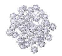 20Pcs Bridal Hair Clip Diamond Pearl Flower Hair Pins Hair Fork Women Hair Ornaments Hair Comb Headwear Bride Wedding Headdress Accessories Reliable Nice and Deft