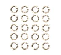 20Pcs Bronze, 28mm Round Metal Spring O Rings, Zinc Alloy Carabiner Clip Key for Handbags, Keychains, Craft DIY, Keys, Durable and Easy-to-Use Hook Clips