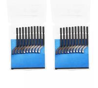 20pcs BS1010 Deburring Tool Knife Blades for Metal, Copper, Steel, Iron, Aluminium, Plastic, PVC