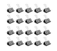 20Pcs Bulldog Clips 25mm Mini Binder Clips, Small Foldback Paper Clips Clamp for School, Home Supplies, Office