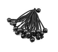 20pcs Bungee Cords with Balls Elastic Ball Ties Down Cord Tarp Bungee Cord Tarpaulin Bungees Ball for Banner, Pavilions, Tent Tarps, Tent Bungee Hooks, Tarpaulin Holder, Flag Poles, Tent Accessories