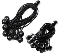 20Pcs Bungee Cords with Balls for Banner, Tarpaulins, Pavilions, Tents, Tent Bungee Hooks, Tarpaulin Holder, Flag Poles
