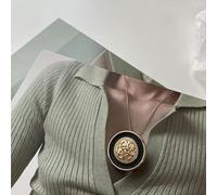 20pcs Buttons Beautiful Pattern Round Gold Color Metal Shank Buttons Clothes Sewing Accessories