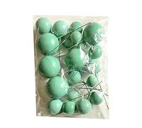 20pcs Cake Ball Shaped Cake Insert Cupcake Toppers Foam Cake Picks Wedding Christmas Birthday Decoration
