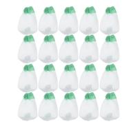 20pcs Camping Lantern Mantles Green Gauze Tie-on Design | Portable U-shaped Gauze Mesh Mantles, Packable Spares for Vintage Pressure Lamps, for Anglers and Hikers