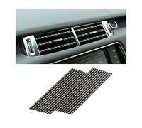20PCS Car Air Conditioner Decoration, Auto Air Vent Outlet Chrome DIY Trim, Waterproof Moulding Bendable Protection Strip Line, Car Decor Accessories for Most Cars (Carbon Fiber)