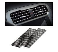 20PCS Car Air Conditioner Decoration Strip, Auto Air Vent Outlet Chrome DIY Trim Strips, Waterproof Moulding Bendable Protection Strip Line, Car Decor Accessories for Most Cars (Carbon Fiber Laser)