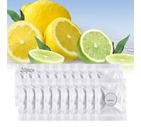 20Pcs Car Air Fresheners Refills, Car Fragrance Tablet, Car Air Vent Clip Replacement Set Pads Solid Fragrance Scent Air Freshener Refill Tablets