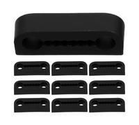 20pcs Car Door Lock Buffer Pad Silicone Door Latch Cover Black