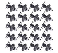 20pcs Car Door Trim Panel Clips Fastener Rivets For Ford Focus C-max Kuga 1257376 W709004s300 Black 8mm Hole Nylon Push Pin Kit