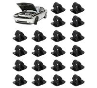 20pcs Car Hood Insulation Clip Seat, Car Hood Insulation Pad Holder Clip, Plastic Rivets for Cars, Bonnet Retainer, Car Hood Plastic Buckle Fastening Latch, Pack of 20