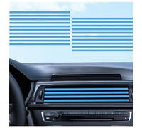 20PCS Car Vent Accessories Trim for Car Decorations,U Shape & Bendable Air Vent Decorative Strip,Universal Car Interior Accessories Air Vent Trim Strips for Car Truck SUV (Blue)