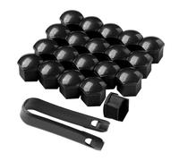 20pcs Car Wheel Lug Nut Covers,for Benz Viano W639 Viano Marco Polo BR.639 X-clusive W639 Hexagonal Nut Covers with Removal Tool Wheel Bolt Caps Automotive Accessories,B19mm