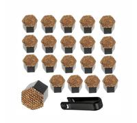 20PCS Car Wheel Nut Covers, for Audi A5 Coupe 2door B8 2007-2016 Against Dust and Scratches Wheel Bolt Nut Caps Covers Prevent Corrosion Enhancing Aesthetics,E-19mm