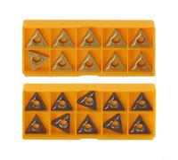 20PCS Carbide Inserts External Turning Inserts Cutting Tools,TCMT16T304 TCMT16T308, Metal Machining and Turning Tool Holder Replacement Insert